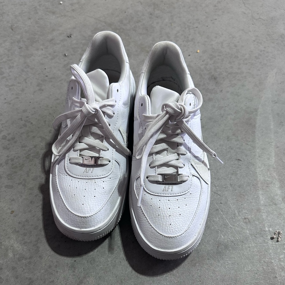Nike airforce 1 platform white size 7.5 - Picture 6 of 6